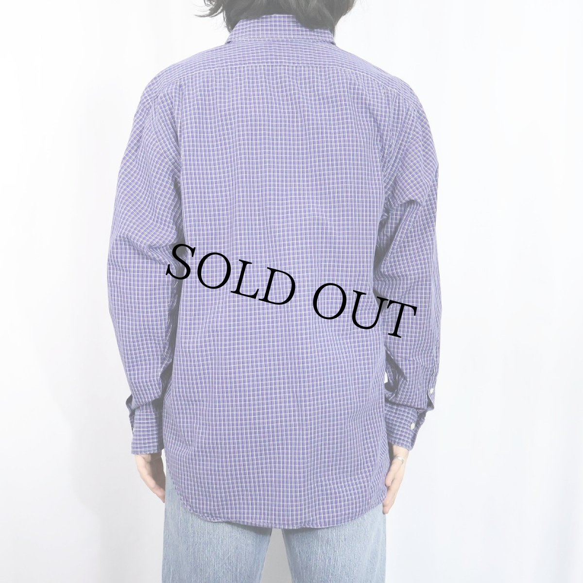 画像3: POLO Ralph Lauren "PHILIP" ロゴ刺繡 チェック柄 コットンシャツ SIZE16 1/2 (3)