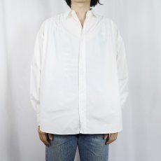 画像2: Ralph Lauren 猫目ボタン コットンシャツ SIZE14 (2)