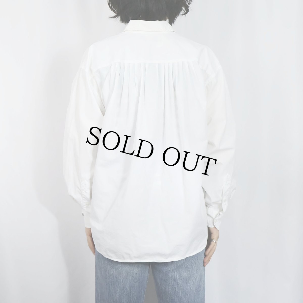 画像3: Ralph Lauren 猫目ボタン コットンシャツ SIZE14 (3)