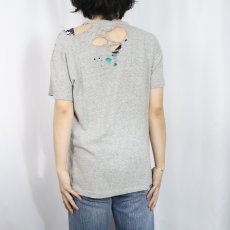 画像3: 60's Champion 大文字ランタグ USA製 "MICHIGAN STATE UNIVERSITY" 染み込みプリントTシャツ SIZE44 (3)