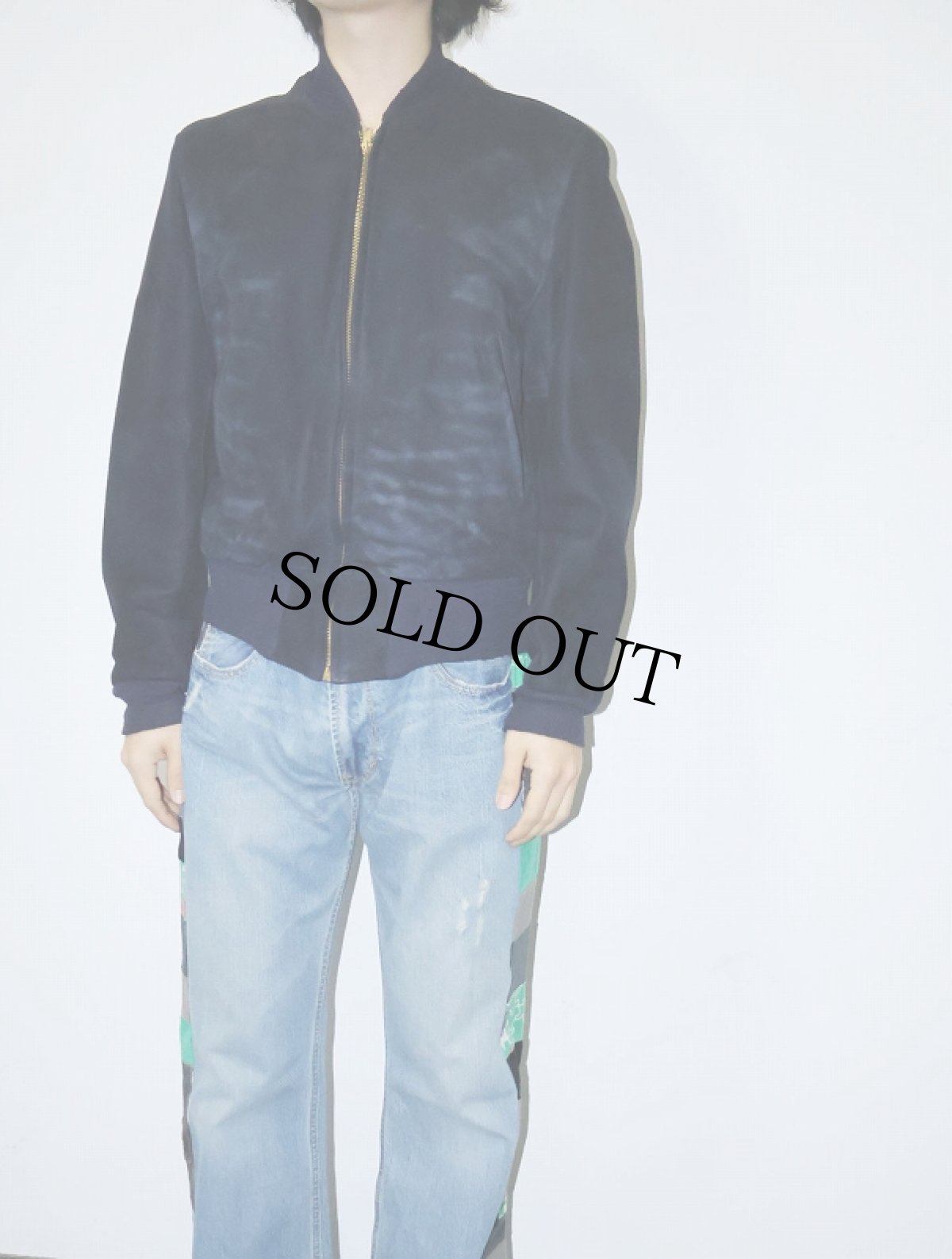 画像5: 50〜60's Admiral Byrd スエードレザージャケット NAVY (5)