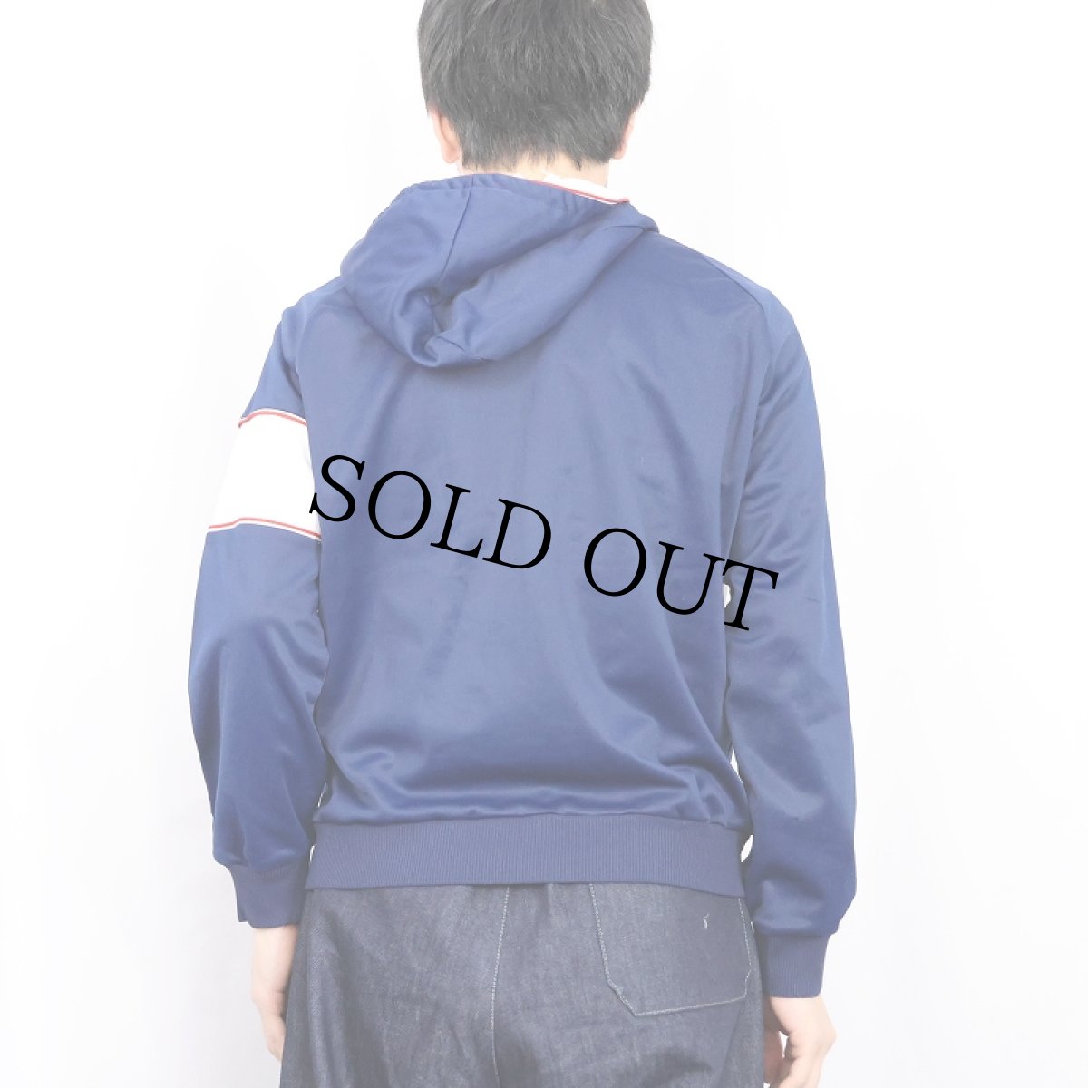 画像3: 70's adidas WEST GERMANY製 フロッキープリント ハーフジップパーカー L (3)