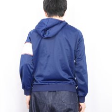 画像3: 70's adidas WEST GERMANY製 フロッキープリント ハーフジップパーカー L (3)