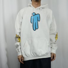 画像3: Billie Eilish "WORLD TOUR" ミュージシャンフォトプリントスウェットフーディー XL (3)