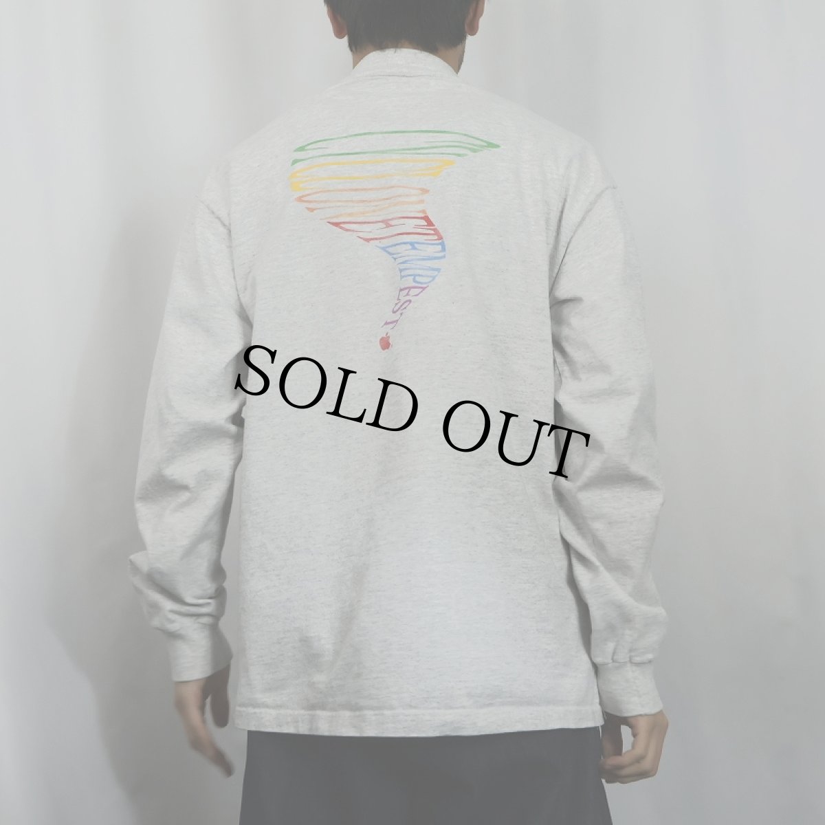 画像4: 90's Apple Cyclone/Tempest  USA製 "Weathering the Storm" プリントロンT XL (4)