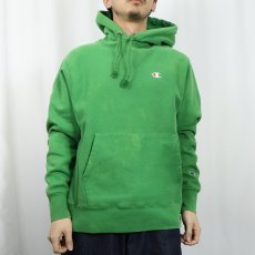 画像2: Champion REVERSE WEAVE 目付き スウェットフーディー XL (2)