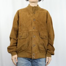 画像2: PELLE スエードレザー ヴァルスタージャケット SIZE56 (2)