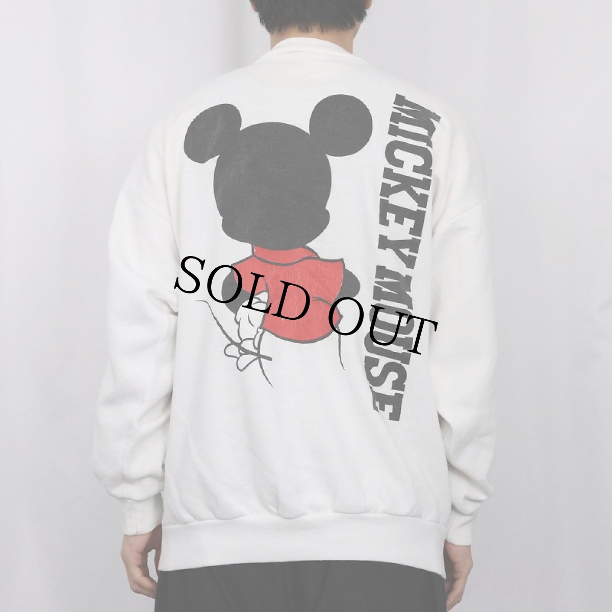 画像4: 90's Disney USA製 "MICKEY MOUSE" キャラクタープリントスウェット  (4)