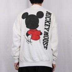 画像4: 90's Disney USA製 "MICKEY MOUSE" キャラクタープリントスウェット  (4)