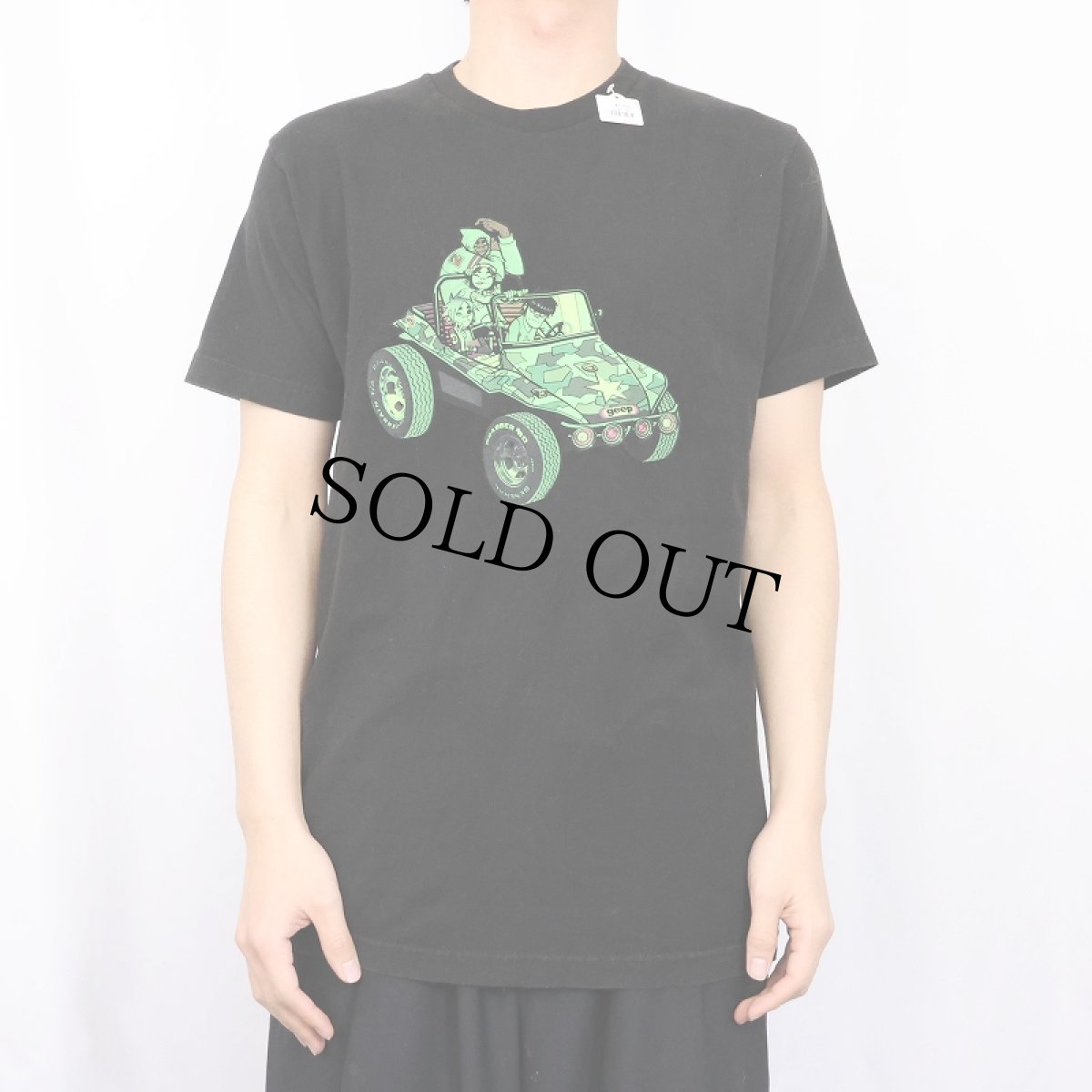 画像3: GORILLAZ "geep" ロックバンドTシャツ BLACK (3)