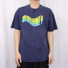 画像2: Mudhoney ロックバンドプリントTシャツ NAVY L (2)