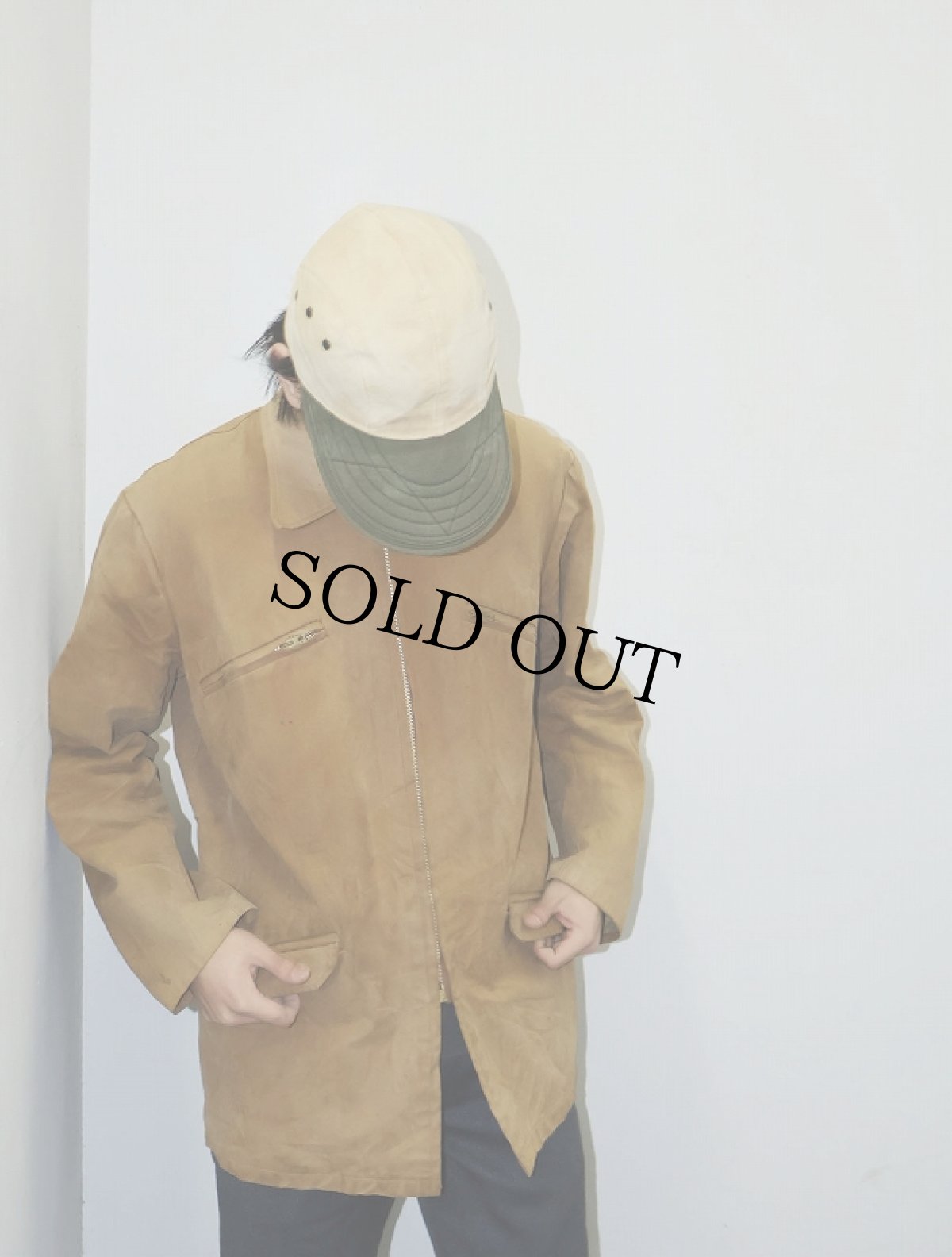 画像2: 90's Watership Trading Company USA製 ロングビルキャップ M (2)