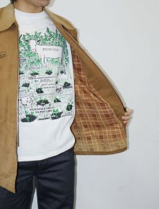 画像2: 40〜50's EURO 裏地ネル コットンダックスキージャケット (2)