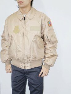画像1: 2000's U.S.AIR FORCE CWU-45/P フライトジャケット "TAN" LARGE (1)