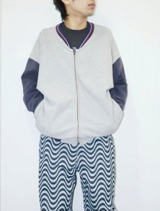 画像3: 90's ONEITA POWER-SWEATS USA製 鹿の子ジップジャケット XL (3)