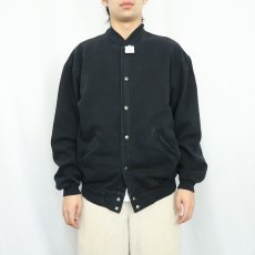 画像2: 90's TIME OUT USA製 コットンジャケット BLACK M (2)