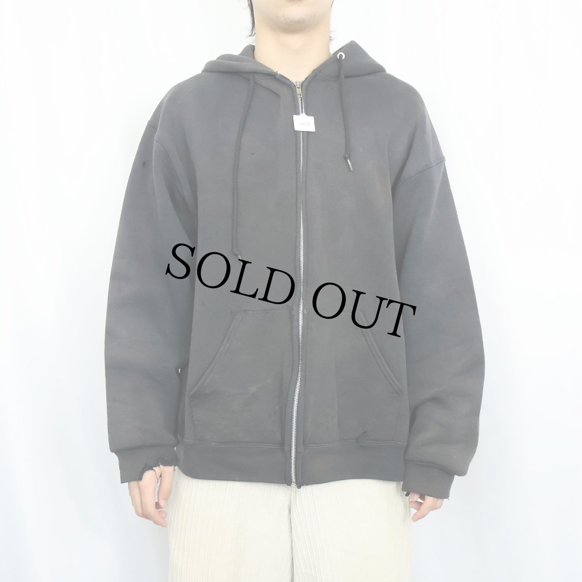 画像2: RUSSELL ATHLETIC スウェットジップパーカー BLACK L (2)