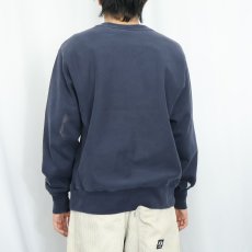 画像3: Champion REVERSE WEAVE "VISITATION ACADEMY" プリントスウェット NAVY M (3)