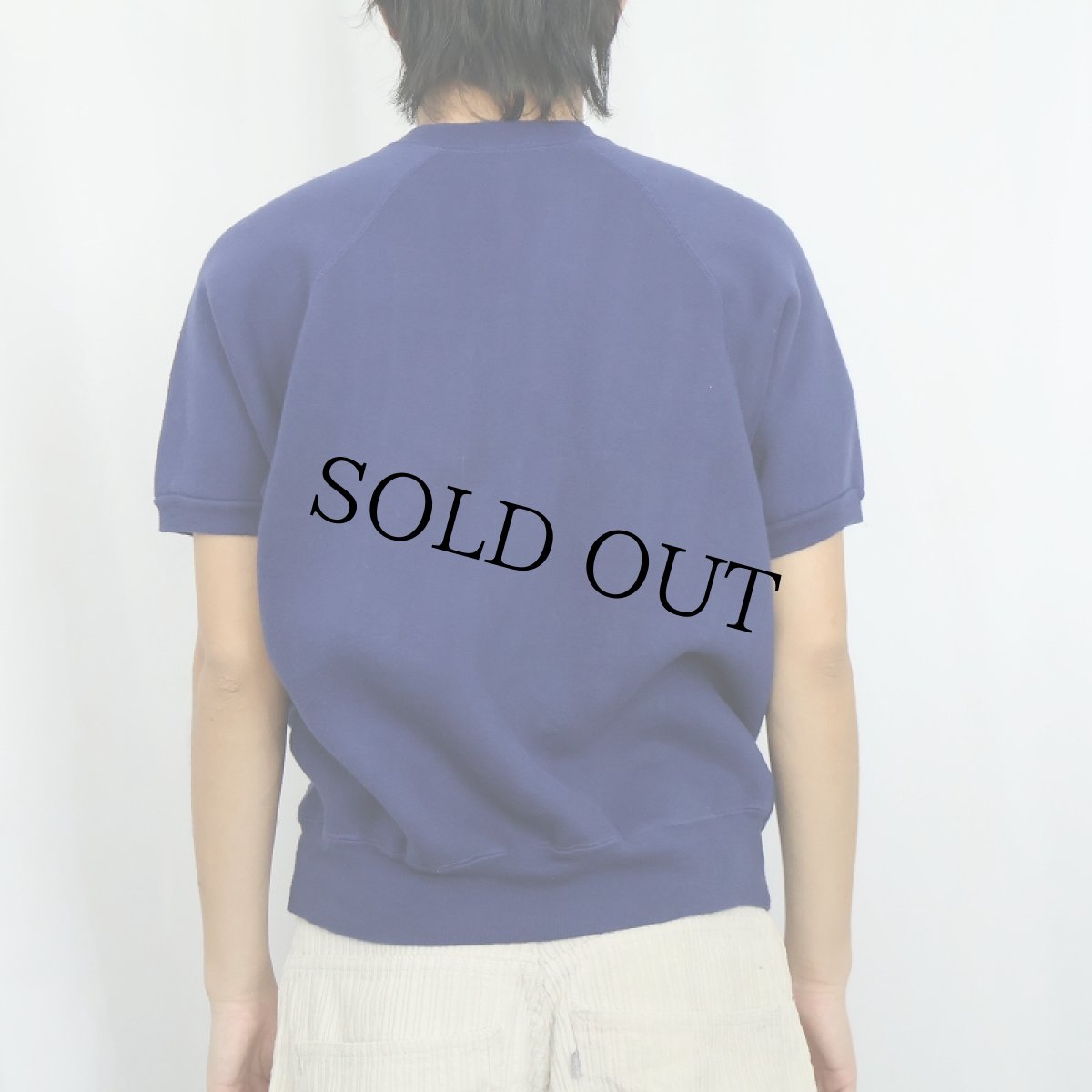 画像3: 60's Velva Sheen "EMERSON" フロッキープリント 半袖スウェット XL (3)