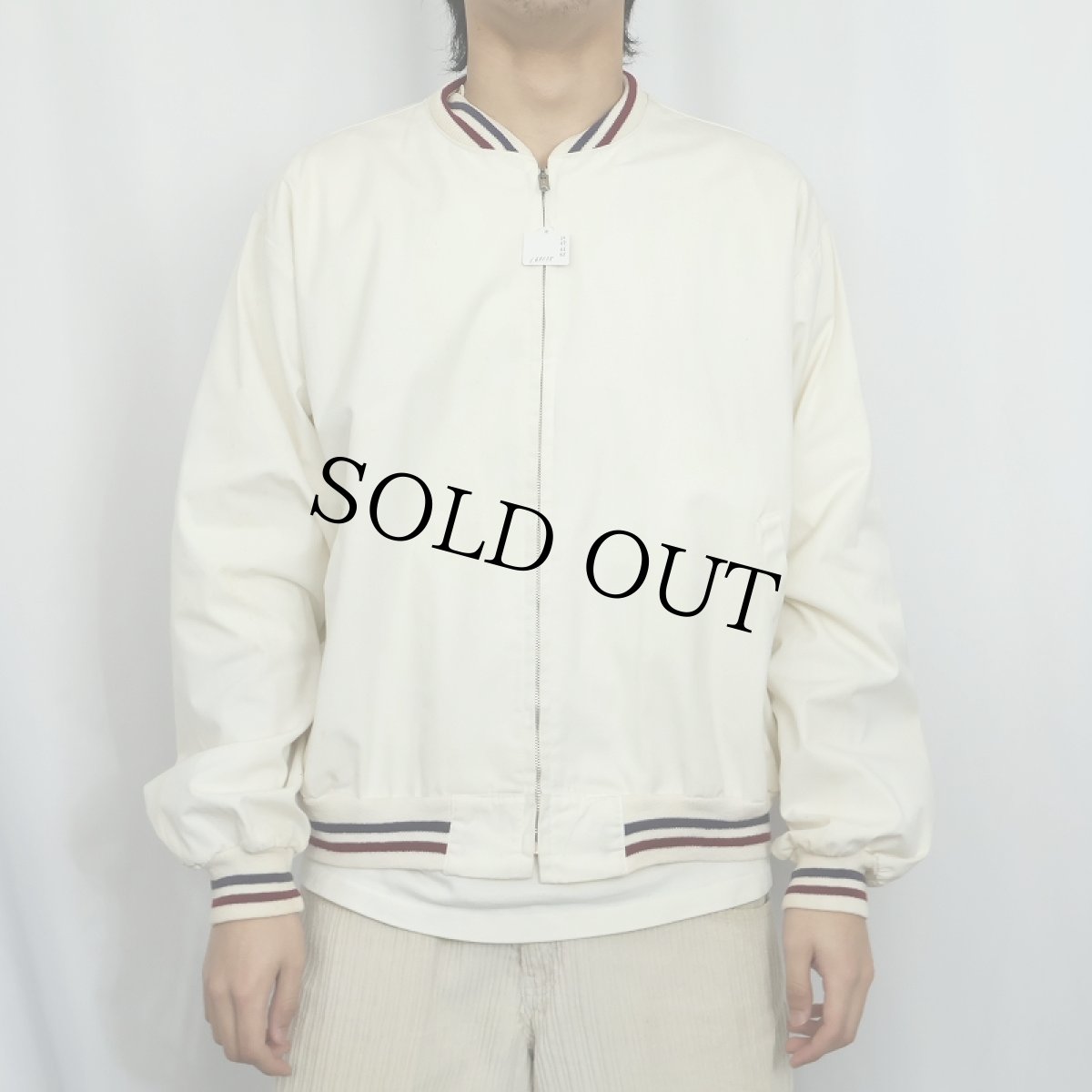 画像2: 60's Sportwear コットンジャケット XL (2)