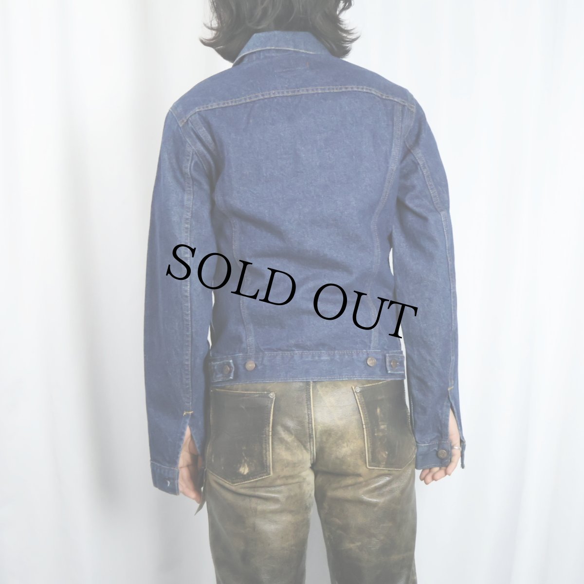 画像3: 80's Levi's 71506-0216 USA製 デニムジャケット ワンウォッシュ フラッシャー付きDEADSTOCK SIZE38 L (3)
