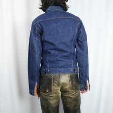 画像3: 80's Levi's 71506-0216 USA製 デニムジャケット フラッシャー付き ワンウォッシュ SIZE38 L (3)
