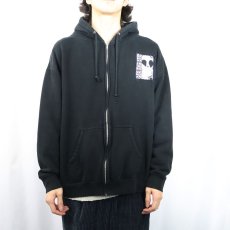 画像2: Subhumans パンクロックバンド スウェットジップパーカー BLACK XL (2)