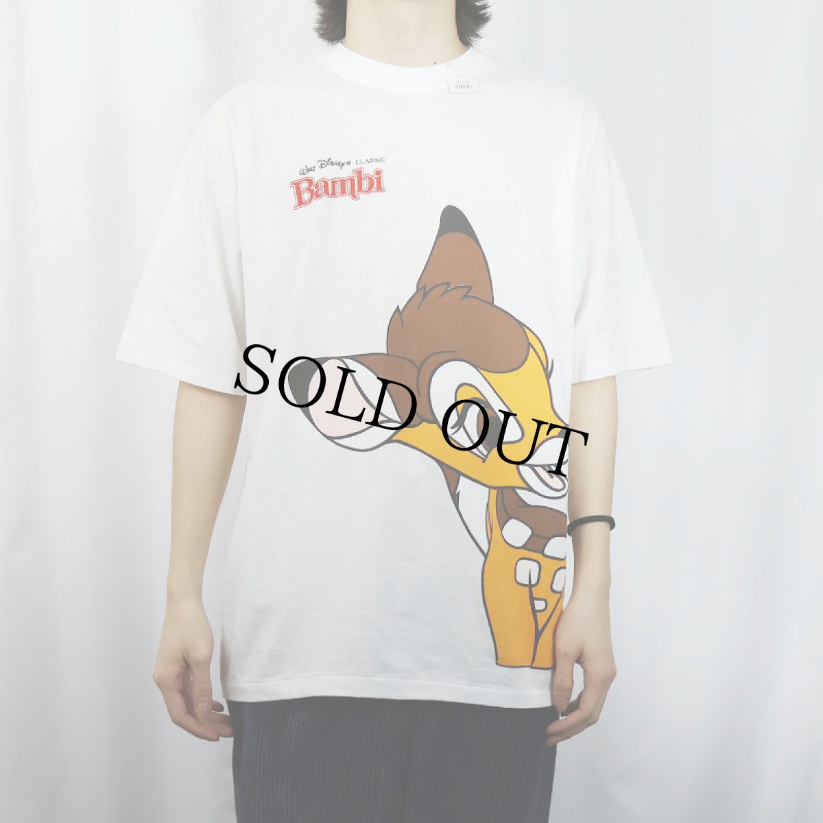 画像3: 90's Disney "Bambi" キャラクター 大判プリントＴシャツ XL (3)