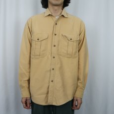 画像2: FILSON USA製 モールスキンワークシャツ M (2)