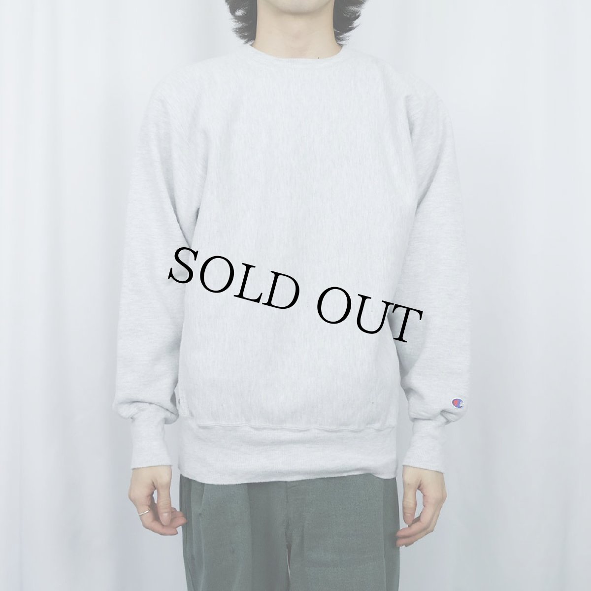 画像2: 90's Champion REVERSE WEAVE USA製 目無しスウェット XL (2)