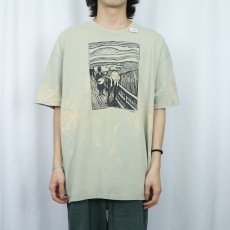 画像2: 2000's TAR "ムンクの叫び" アートパロディプリントTシャツ XXL (2)