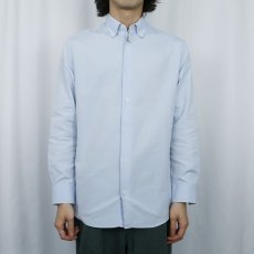 画像2: 90's HERMES FRANCE製 コットンボタンダウンシャツ SZIE38 (2)