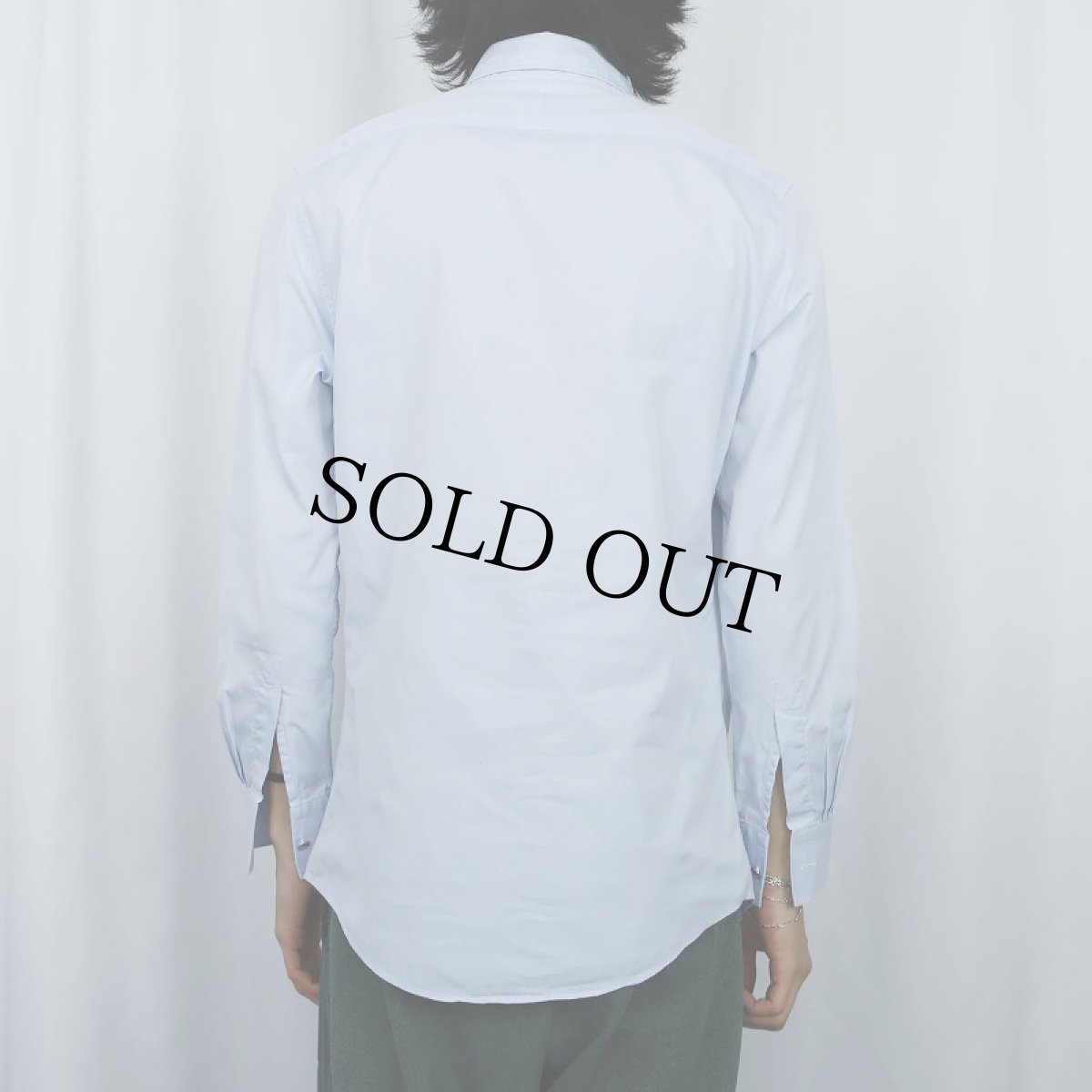 画像3: 90's HERMES FRANCE製 コットンボタンダウンシャツ SZIE38 (3)