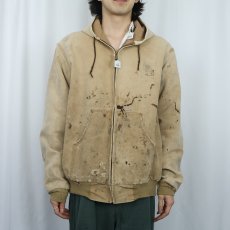 画像2: 80〜90's Carhartt ダックアクティブパーカー XXL (2)
