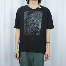 画像3: ELECTRO HIPPIES "PLAY FAST OR DON'T" ハードコアバンドプリントTシャツ BLACK  (3)