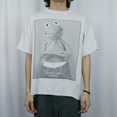 画像2: 90's Kermit USA製 "Kermit Clein" キャラクターパロディプリントTシャツ L (2)