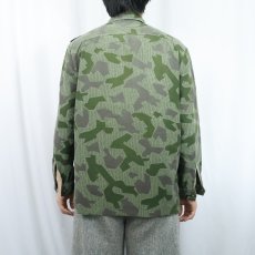 画像3: 80's ブルガリア軍 スプリンターカモ柄 フィールドシャツ  (3)
