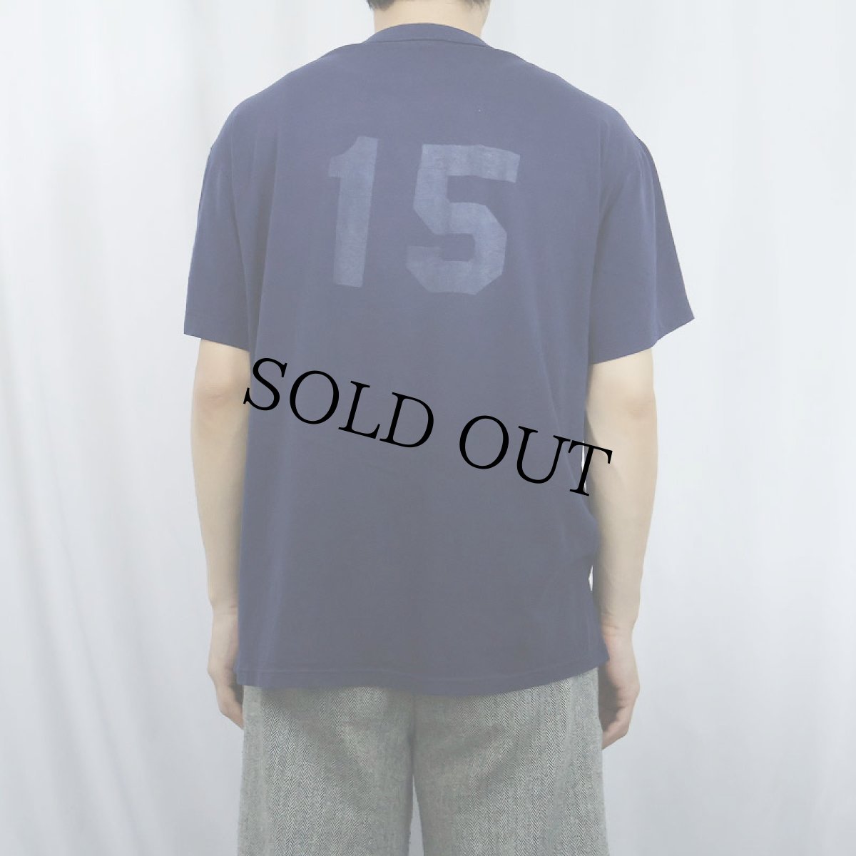 画像4: 80's RUSSELL ATHLETIC USA製 "Atlanta Braves" MLBチームロゴプリントTシャツ NAVY L (4)