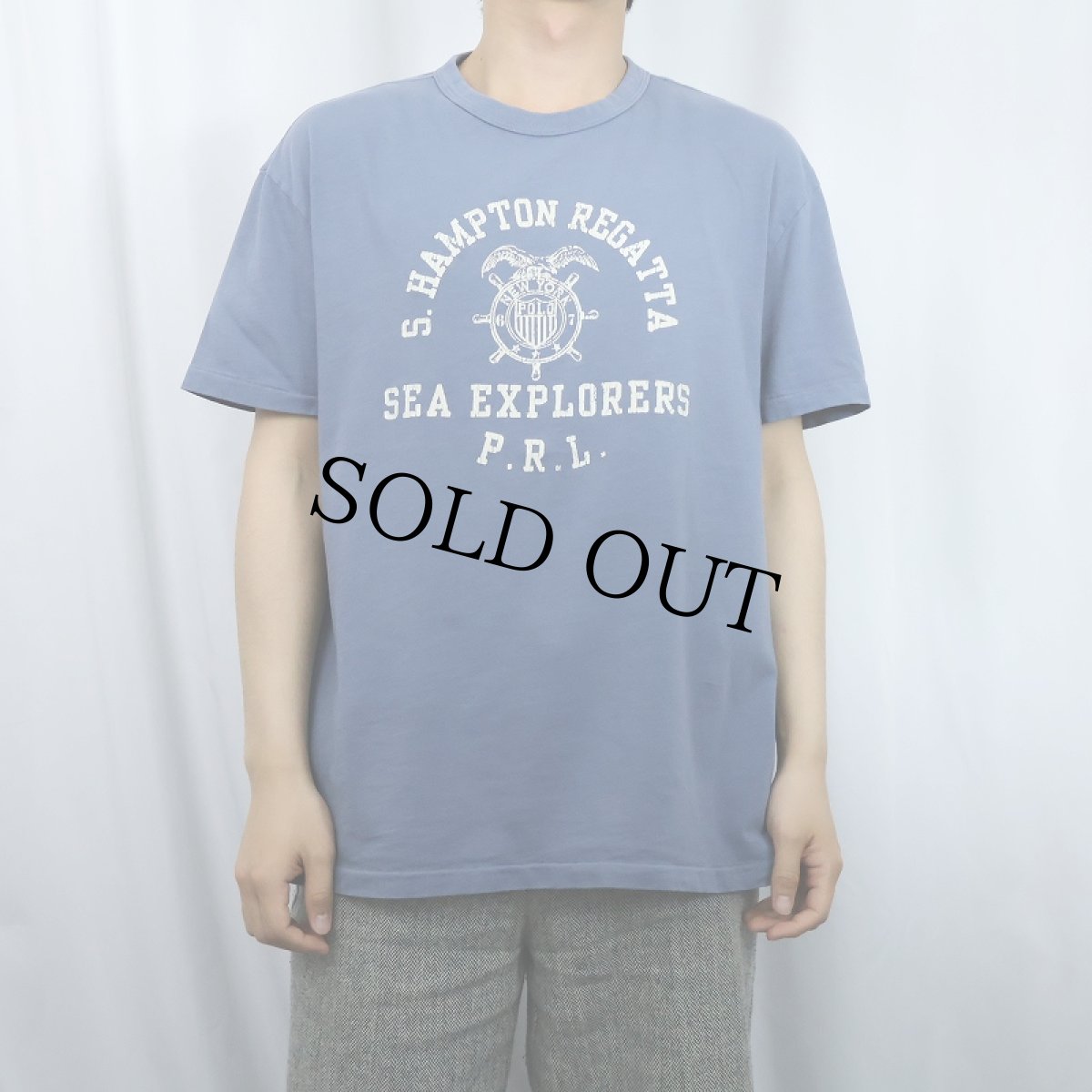 画像2: POLO Ralph Lauren "CLASSIC FIT" プリントTシャツ L (2)