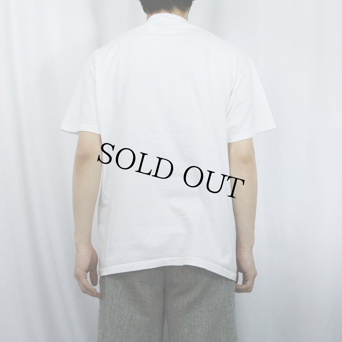 画像3: 90's Nate Owens "If you think this end looks funny.." 馬プリントTシャツ L (3)