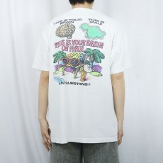 画像4: 90's Brain Waves USA製 "THIS IS YOUR BRAIN ON MAUI" サーフブランド プリントTシャツ XL (4)