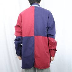 画像3: 90's GAP パネル切り替え コットンボタンダウンシャツ L (3)