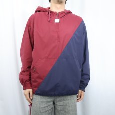 画像2: 90's GAP 2トーンナイロンアノラックパーカー S (2)