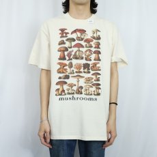 画像2: 90's〜 EARTH SUN MOON "mushrooms" プリントTシャツ L (2)