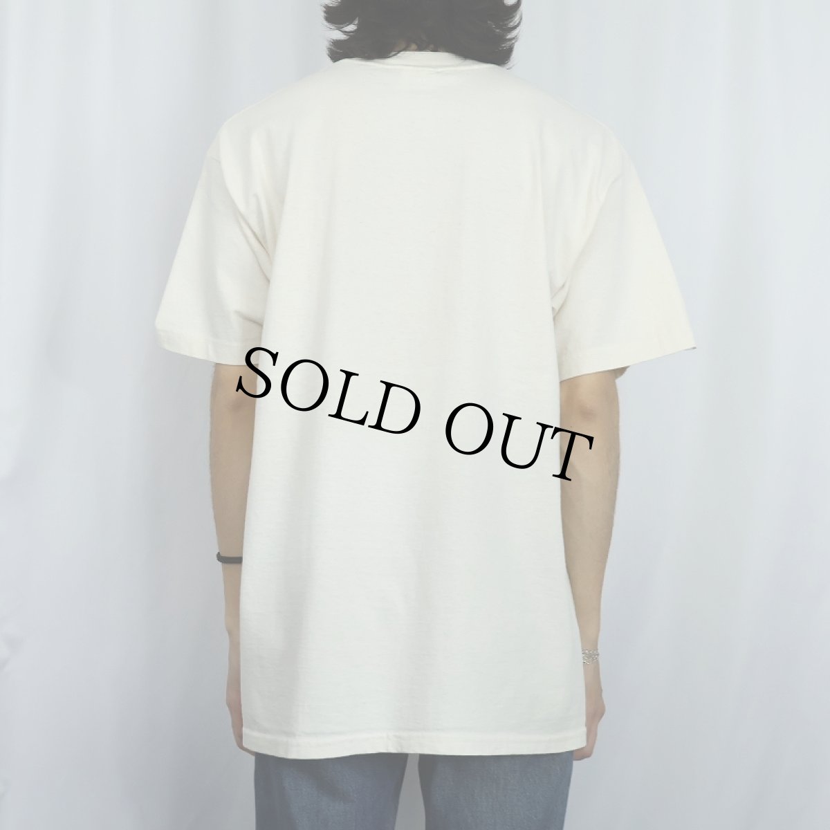 画像3: 90's〜 EARTH SUN MOON "mushrooms" プリントTシャツ L (3)