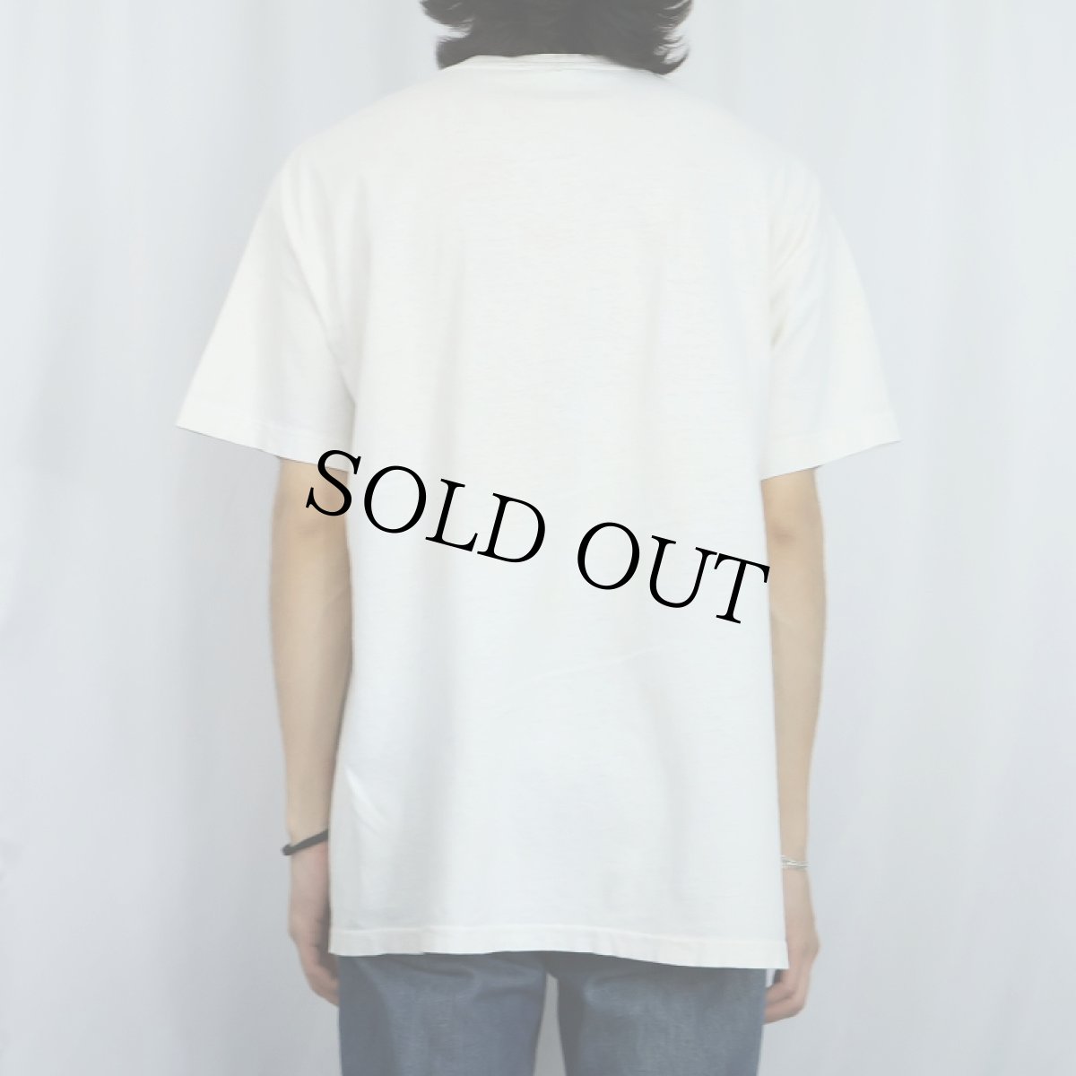 画像3: 80〜90's BANANA REPUBLIC 地図プリントTシャツ L (3)