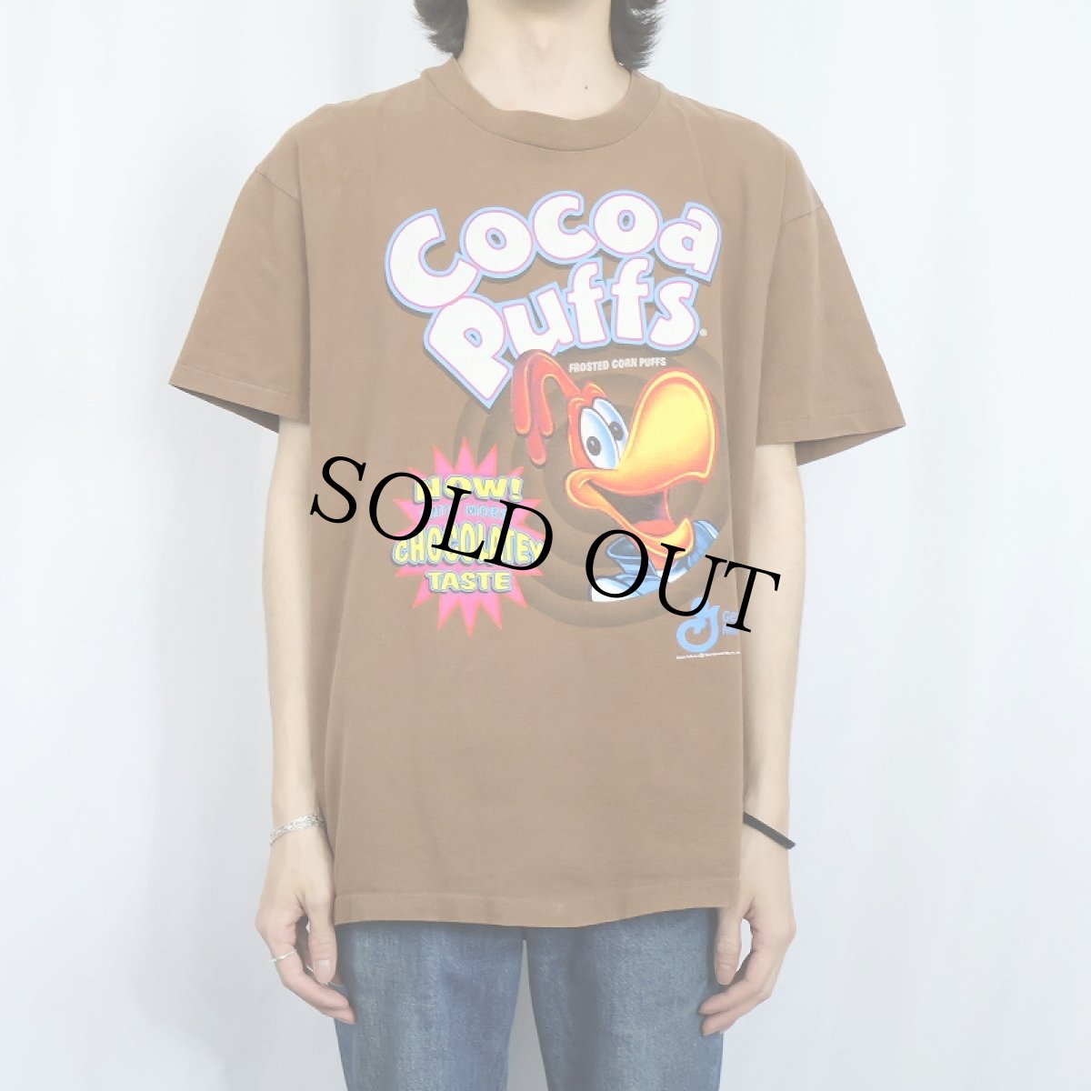 画像2: 90's Cocoa Puffs USA製 シリアル企業 キャラクタープリントＴシャツ XL (2)