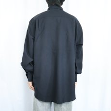 画像3: 90's PENDLETON "SIR PENDLETON" ウールボタンダウンシャツ BLACK L (3)