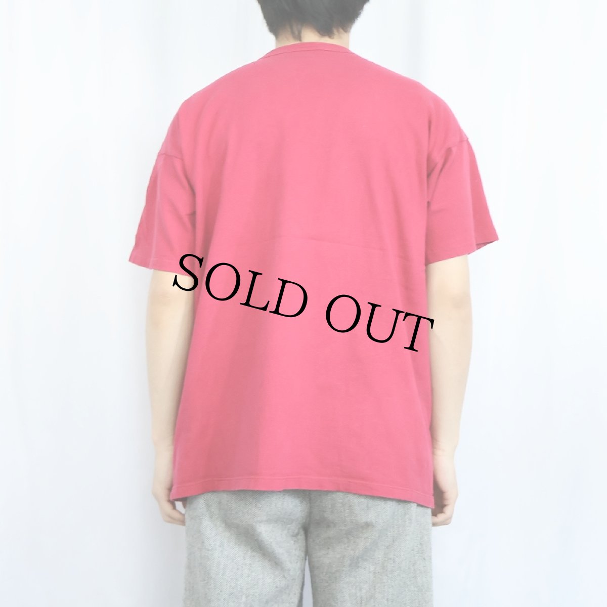 画像3: 80〜90's Champion 青刺繍タグ 中期 USA製 ロゴプリントTシャツ XL (3)