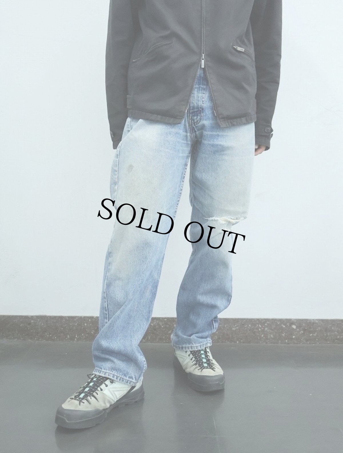 画像1: 90's Levi's 505 USA製 "REGULAR FIT STRAIGHT LEG" デニムパンツ W36 (1)